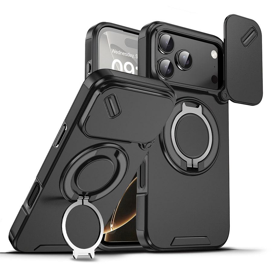Heavy Duty 360 Full Body Protective Case - Funda magnética resistente a golpes para