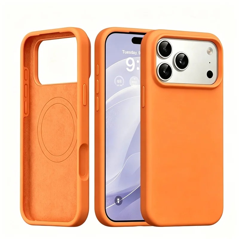 Liquid Silicone Magnetic Phone Case - Funda de silicona líquida con imán