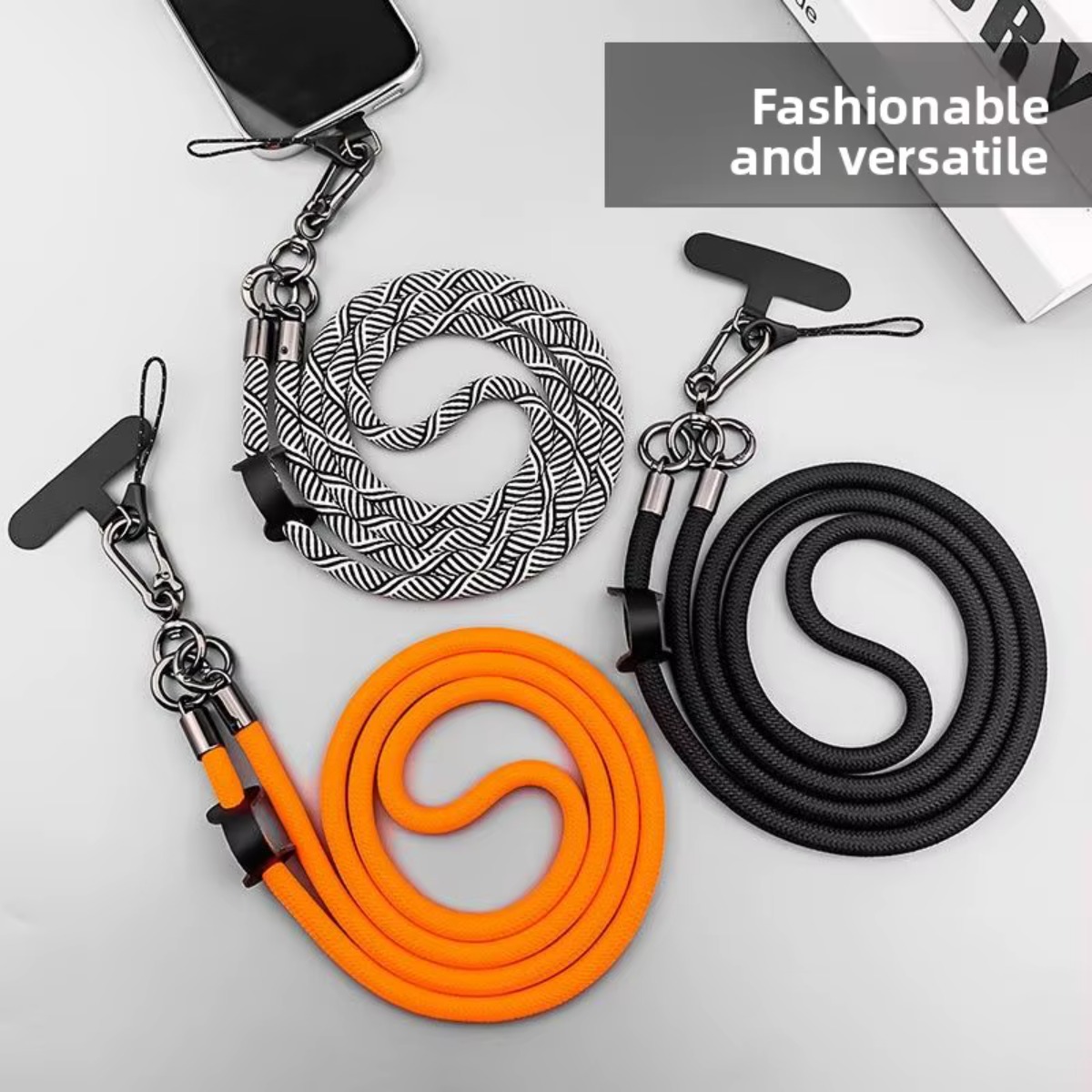 Crossbody Lanyard Neck Strap Case - Cordón Universal atrevido largo desmontable para