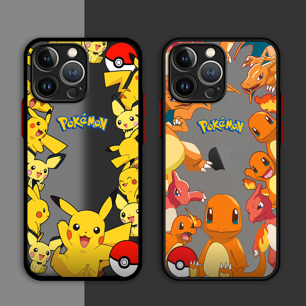 Matte Hard Pc Back Case - Funda de Pokémon de dibujos animados