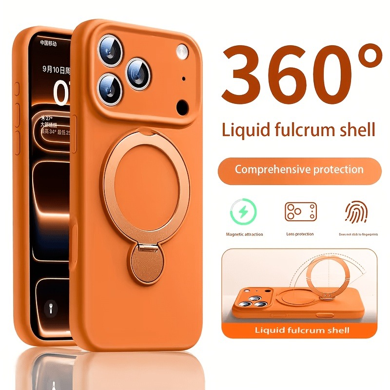 Funda de Silicona Líquida con  - Liquid Silicone Magnetic Phone Case reseña y precio