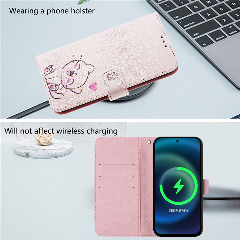 Funda de Cuero Tipo Libro para - Leather Wallet Card Holder Phone Cover reseña y precio