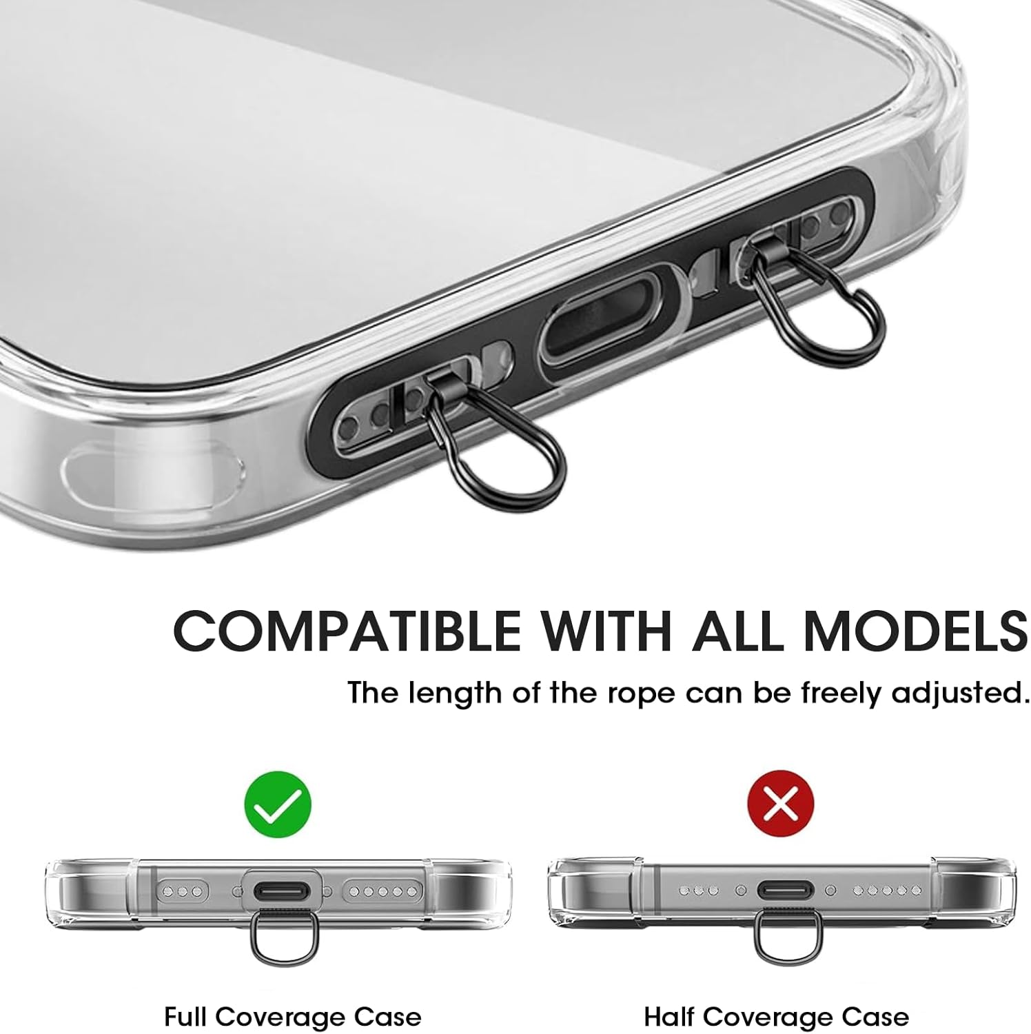 Cordón para teléfono móvil, an - Crossbody Lanyard Neck Strap Case reseña y precio