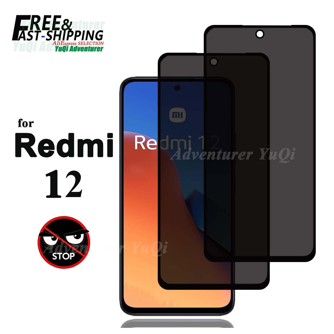 Protector de pantalla antiespí - Anti Spy Privacy Glass Case reseña y precio