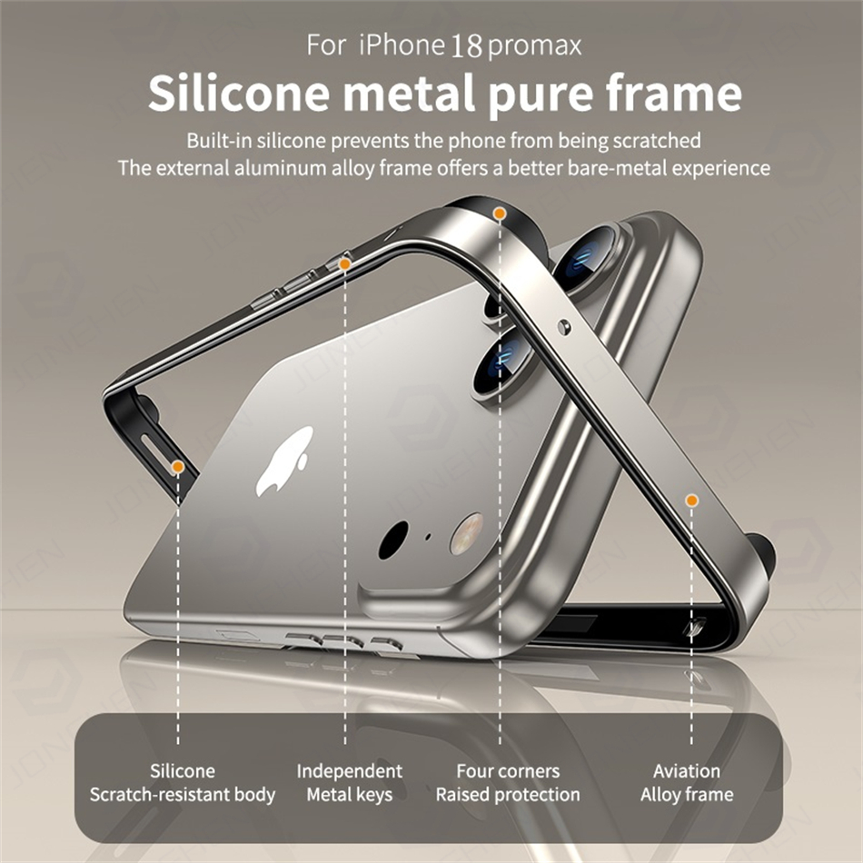 Funda de aluminio con marco de - Metal Bumper Aluminum Frame Case reseña y precio