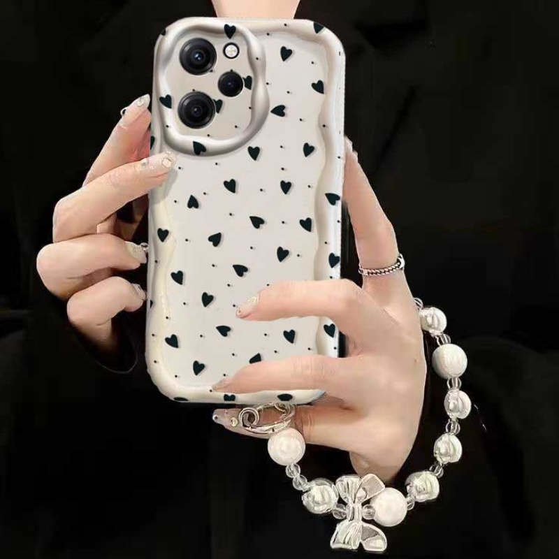 Funda para RENO 15 15F 14 PRO  - Cute Cartoon Wrist Strap Silicone Case reseña y precio