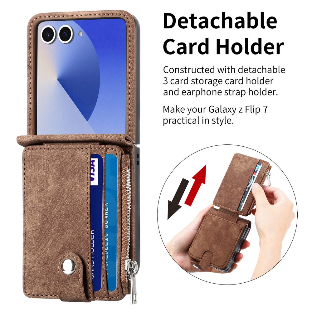 Funda de teléfono tipo billete - Leather Wallet Card Holder Phone Cover reseña y precio