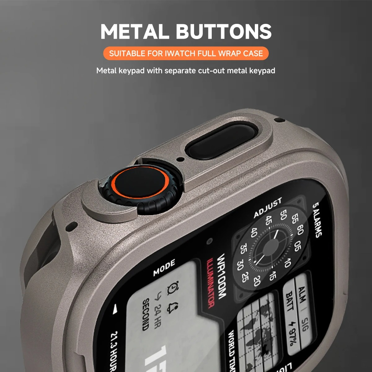 Caja de Metal para Apple Watch - Metal Bumper Aluminum Frame Case reseña y precio