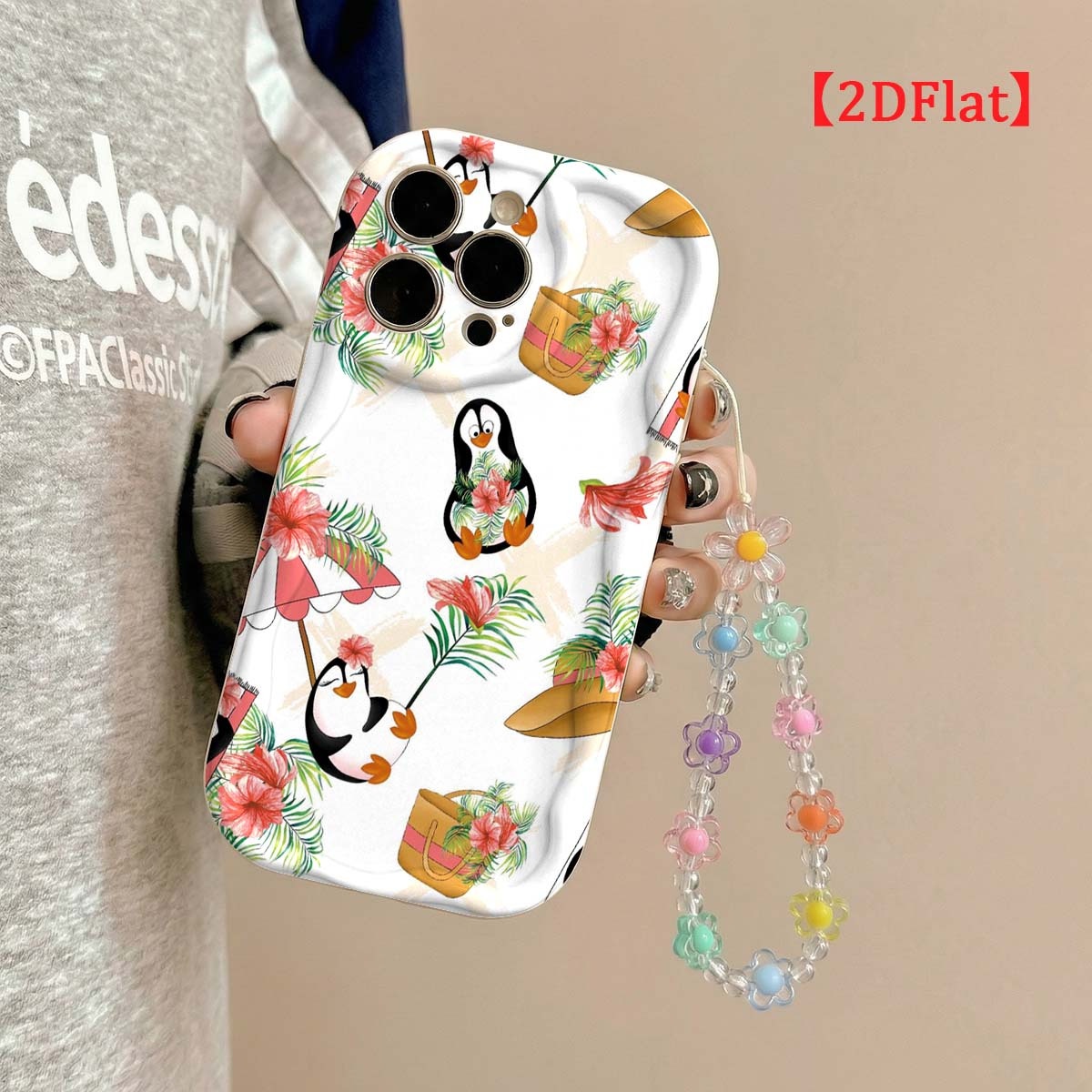 Funda para teléfono con diseño - Cute Cartoon Wrist Strap Silicone Case reseña y precio