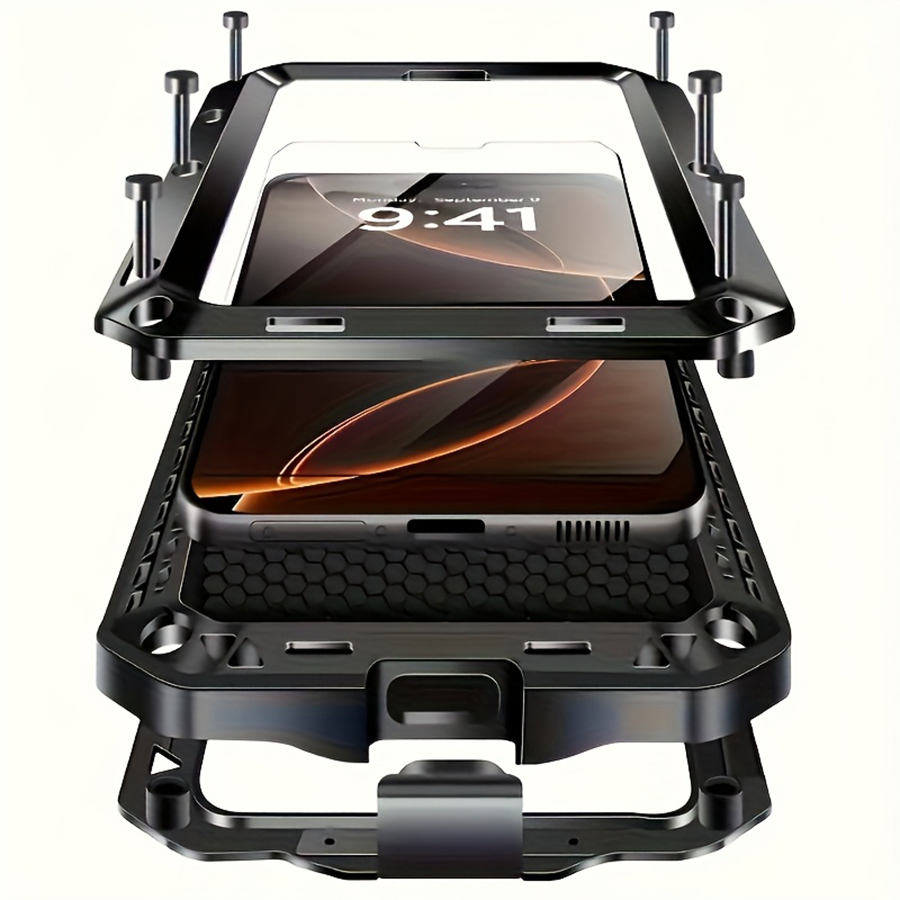 Funda metálica resistente para - Heavy Duty 360 Full Body Protective Case reseña y precio